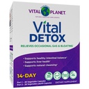 Vital Planet - Vital Detox με Γαϊδουράγκαθο Γάλατος, Quercetin, Alpha Lipoic Acid, Choline, και Βότανα, για Περιστασιακά Αέριο και Αίμα, Υποστηρίζει Υγιεινή Εντερική Ισορροπία, 2-Μέρος 14 Σετ Ημέρας, 56 Κάψουλες
