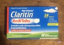 Claritin RediTabs 24ωρη Αλλεργία Ιατρική, Αλλεργία μη- υπνηλία Ανακούφιση, Λοραταδίνη Αντιισταμινικά δισκία, 60 κόμης