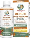 MaryRuth Organics Reishi Vegan Mushroom Supplement | Ultra Absorption Liposomal | Immune Support with 200mg Beta-Glucans, Vegan |Full Spectrum Reishi Mushrooms Fruiting Body | 7.6 oz,