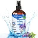 Magnesium Oil Spray for Sleep,Pure Magnesium for Feet,Soothing Sore Muscles & Relaxing,Pain,Ultra Concentration with Lavender-200ML