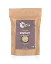 Yupik Organic Whole Husk Psyllium 8.8 Oz, 95% καθαρότητα, διαλυτές ίνες, USDA Certified, Non-GMO, Kosher, Χωρίς γλουτένη, Χωρίς ζάχαρη & χωρίς λιπαρά, χωρίς γεύση, με βάση το φυτό, Ιδανικό για βρώμη & δημητριακά