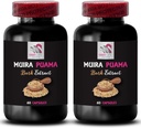 Natural Energy Boost - Muira PUAMA BARK Extract - Υποστήριξη τρόπου ζωής, Βοτανική πηγή ενέργειας, Φυτική δύναμη, Ανύψωση αντοχής, Επανεξισορρόπηση ενέργειας, Εστίαση 2 Φιάλες 120 κάψουλες
