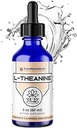 FWS L Theanine Liquid Drops, 200mg 99% Pure Bioactive L-Theanine, Organic, Natural, Vegan, Non GMO Helps to Promote Calmness, Relaxation, Improved Mood, Restful Sleep, for Adults and Kids
