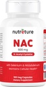 Συμπλήρωμα NAC N- Acetyl Cysteine Ηπατικό συμπλήρωμα με Σελήνιο & Μολυβδαίνιο για την υγεία του ήπατος