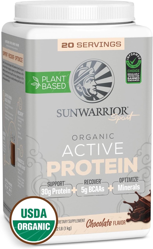 Sunwarrior Organic Plant Based Protein Powder 