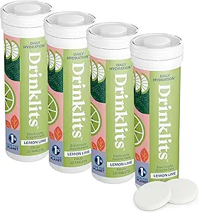 Ποτά Lemon-Lime Daily Electrolyte Hydration Tablets (4) Tube Bundle 