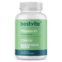 BESTVITE Βιταμίνη D 2000 IU (240 κάψουλες) - Χωρίς Stearates - Μη ΓΤΟ - Χωρίς γλουτένη
