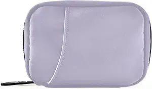 Naanle Pill Box 7 Day Case Organizer Τσάντα Ταξιδιού με Zipper Φορητό Εβδομαδιαίο Συμπαγές Μέγεθος για τον κάτοχο Συμπληρώματος Βιταμίνης, Solid Χρώμα Λεβάντα Purple, 4,6 x 3,14 1,88 Ίντσα, 0,12 κιλά