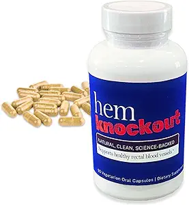 Εσωτερικό αιμορραγικό συμπλήρωμα ανακούφισης - Χάπια ταχείας δράσης για τον πόνο, το πρήξιμο και την αιμορραγία - Natural Vein Ενίσχυση Φόρμουλα - 90 Day Supply - Made in USA