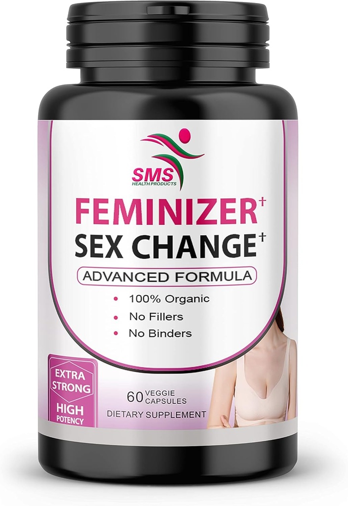 Feminizer Sex Change Capsules Pueraria Mirifica Poent Estrogen Hormone Complex for Trans Women - Στήθος Booty Hair Skin Nails - Transgender Ladyboy Queer ΛΟΑΤ
