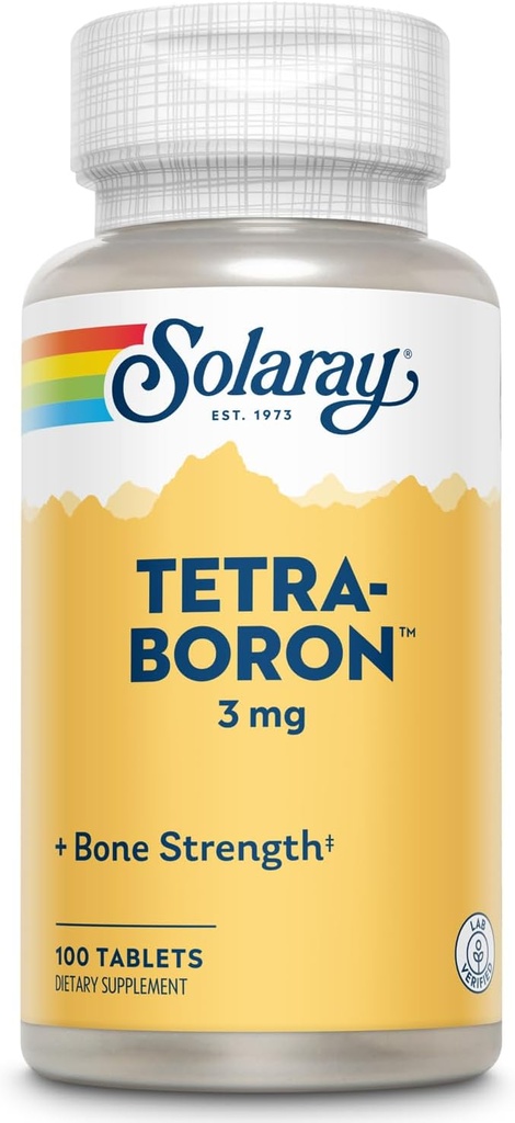 Solaray Tetra Boron 3 mg δισκία 