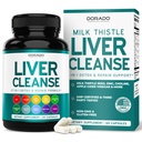 Liver Cleanse Detox & Repair 27 in 1 Formula - Γαϊδουράγκαθο γάλακτος, Dandelion Root, Turmeric, Artichoke Extract & More - Συμπλήρωμα υποστήριξης για το συκώτι Detox - 3rd Party Tested, Vegan Safe & USA Made (60 Count)