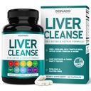 Liver Cleanse Detox & Repair 27 in 1 Formula - Milk Thistle, Dandelion Root, Turmeric, Artichoke Extract & More - Liver Detox Support Supplement - 3rd Party Tested, Vegan Safe & USA Made (60 Count)