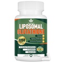 3250 MG Liposomal Glutathionone Supplement, Μειωμένη L-Γλουταθειόνη με Resveratrol, Quercetin, Αντιοξειδωτικό συμπλήρωμα για το ανοσοποιητικό σύστημα, Gluten Free & Non-GMO, 60 κάψουλες