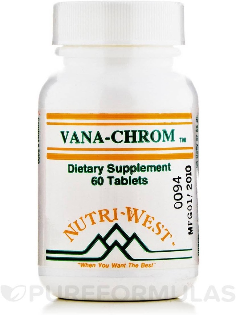 Vana- Chrom - 60 δισκία από Nutri West