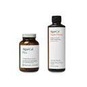AlgaeCal Bundle - All Natural Calcium Supplement VIT D3 & K2, Μαγνήσιο, Βόριο και Ιχνοστοιχεία & τριπλή δύναμη Ω-3 ιχθυέλαιο Φυσικό υγρό γαλάκτωμα με EPA DHA Κουρκουμίνη, Ασταξανθίνη