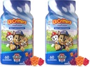 L’il Critters Paw Patrol Gummy Vites Daily Gummy Multivitamin for Kids, Vitamin C, D3 for Immune Support Cherry, Orange and Blueberry Flavors, 60 Gummies (Pack of 2)