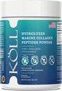 KÖLL Marine Collagen Peptides Peptides Powder (300g) Άγευστο Κόλαγκεν Χωρίς Ζάχαρη για γυναίκες & άνδρες, 10.000mg Hydrolyzed Supplement, Wild-Caught Sourced, Non-GMO, 0% Συντηρητικά Τύπου 1 για την υγεία των οστών και του δέρματος