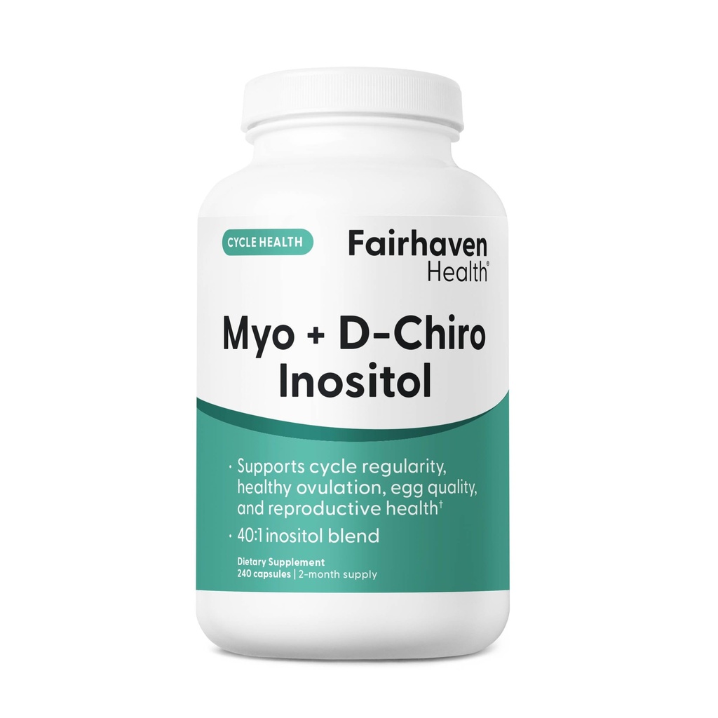 Fairhaven Health Myo-Inositol και D-Chiro Inositol συμπλήρωμα για τις γυναίκες 
