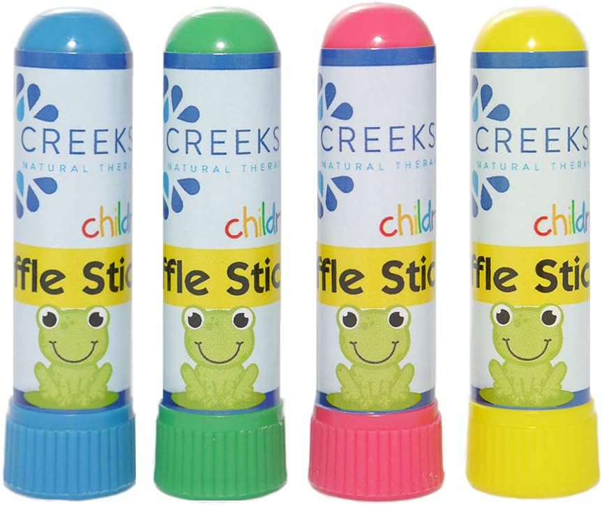 Creekside Naturals Sniffle Sticks, On-The-Go Φορητές Nasδιενεργές εισπνοές, Pocket-Sized, Αρωματοθεραπεία με φυσικά αιθέρια έλαια