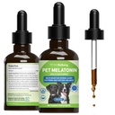 Pet Wellbeing Pet Μελατονίνη για σκύλους - Υποστηρίζει Adrenal Υγεία, Cortisol Ισορροπία, Βοηθά τη διατήρηση Κανονικών Μοτίβων Ύπνου - Veterinian-Formulated Υγρό Συμπλήρωμα 2 fl oz (59 ml)