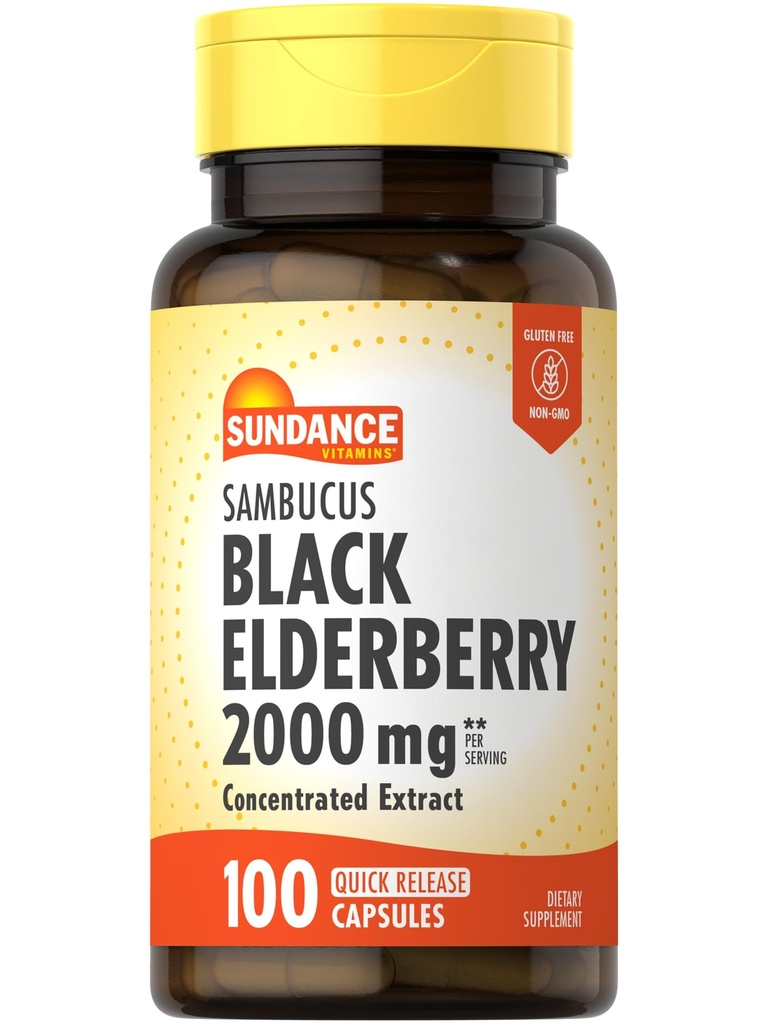Sundance Sambucus Κάψουλες Black Elderberry 