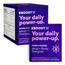 EBOOST Super Energy Powder Drink Mix, Μη ΓΤΟ Ηλεκτρολυτικό Συμπλήρωμα Φορτωμένο με Βιταμίνες (Acai Ρόδι), 0.2 Ουγγιά (Pack of 20)