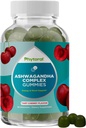 Χαλαρωτικό Ashwagandha Gummies για άνδρες και γυναίκες - 750mg Ισοδύναμο από 30:1 Εκχύλισμα ρίζας με ψευδάργυρο και βιταμίνη D - Νόστιμο Adaptogen Stress Gummies για ενήλικες για την υποστήριξη ενέργειας & διάθεσης (60 εξυπηρετούν)