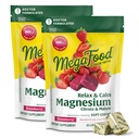 MegaFood Relax + Calm Magnesium Supplement - Μαλακά μάσημα με Κιτρικό μαγνήσιο & Κακή για την υγεία της καρδιάς, τη μυϊκή ένταση & Περισσότερα - Χορτοφαγικά - Flavor Φράουλα - 30 μάσημα ανά συσκευασία (2 Pack)