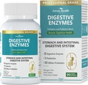 800mg Digestive Ένζυμα για άνδρες και γυναίκες με προβιοτικά & οργανικά προβιοτικά, 8 βασικά ένζυμα, πρωτεάση, αμυλάση και λιπάση για την αναρρόφηση, ανακούφιση αερίου, μη ΓΤΟ 90 κάψουλες