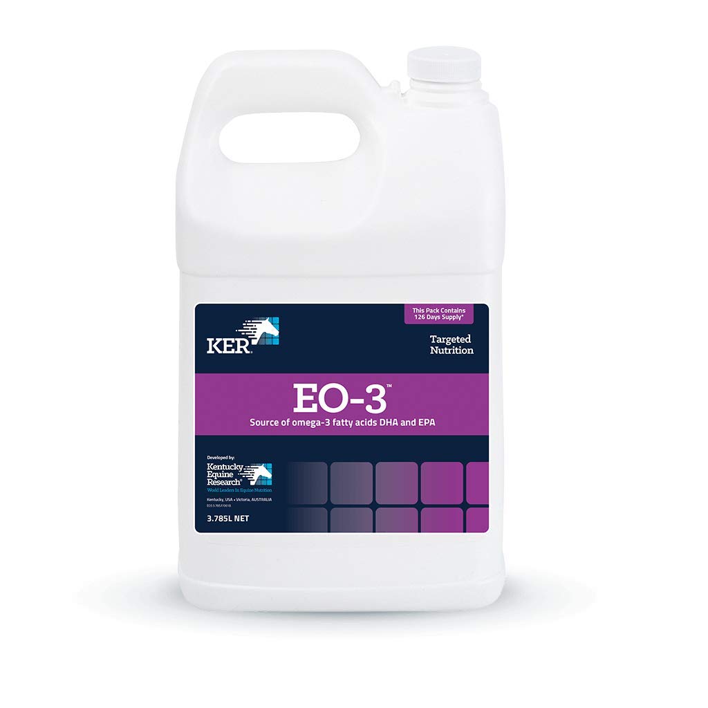 Kentucky Equine Research EO-3: Πηγή Ωμέγα-3 Λιπαρά Οξέα DHA και EPA για άλογα, 1 Gal (128 εξυπηρετούν)