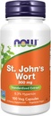 NOW Συμπληρώματα Τροφίμων, St. John's Wort (Hypericum perforatum) 300 mg, Standardized Extract, 100 κάψουλες Veg