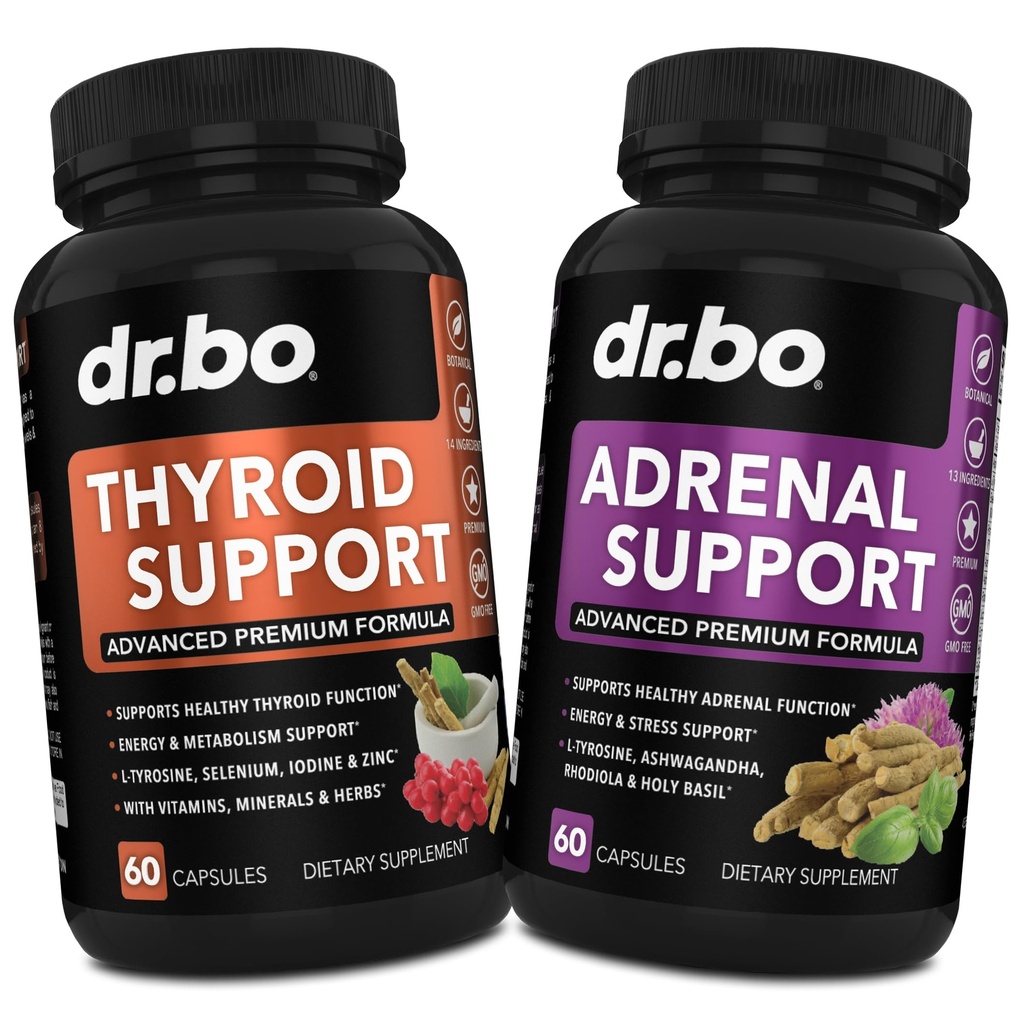 DR. BO Thyroid Adrenal Συμπληρώματα για γυναίκες & άνδρες