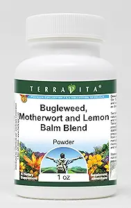 Θυρεοειδής υποστήριξη σκόνη - Bugleweed, Motherwort και Lemon Balm (1 oz, ZIN: 511180)