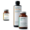 ALGAECAL Bundle - Βιταμίνη D3 Complete (1000 IU) + Βιταμίνες K2, E & A & Φυτοβασισμένο ασβέστιο για ισχυρότερα οστά & ιχθυέλαιο Omega 3 1200mg EPA DHA
