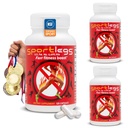SPORTLEGS Fast Fitness Boost Προ προπόνηση για άνδρες και γυναίκες, συμπλήρωμα γαλακτικού οξέος, αθλητικά καύσιμα αντοχής, συμπληρώματα αντοχής για δρομείς - NSF Certified for Sport, 120-Capsule μπουκάλι, πακέτο των 3