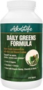Aloe Life - Daily Greens Tablets, Certified Organic Health Supplement, Antioxidants, 21 Fruits, Veggies, & Herbs Συμπεριλαμβάνονται Aloe & Nopal Cactus, Low-Calory, Keto-Friendly, Gluten-free (210 Tablets)