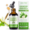 Soursop Graviola Liquid Drops - Soursop Bitters Liquid - Soursop Leaves Extract - Φυσικό Αντιοξειδωτικό - Υποστήριξη & Αναγέννηση κυττάρων - Ανοσοποιητική ενίσχυση - Χαλαρώστε - Ήπαρ και Ύπνος (1)