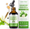 Soursop Graviola Liquid Drops - Soursop Bitters Liquid - Soursop Leaves Extract - Natural Antioxidant - Cell Support & Regeneration - Immune Boost - Relax - Liver and Sleep (1)