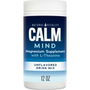 Φυσικό Vitality Calm Mind, Magnesium Citrate + L-Θεανίνη σκόνη, συμπλήρωμα για το στρες ανακούφιση, χωρίς γλουτένη & χορτοφάγους, χωρίς γεύση, 12 oz.