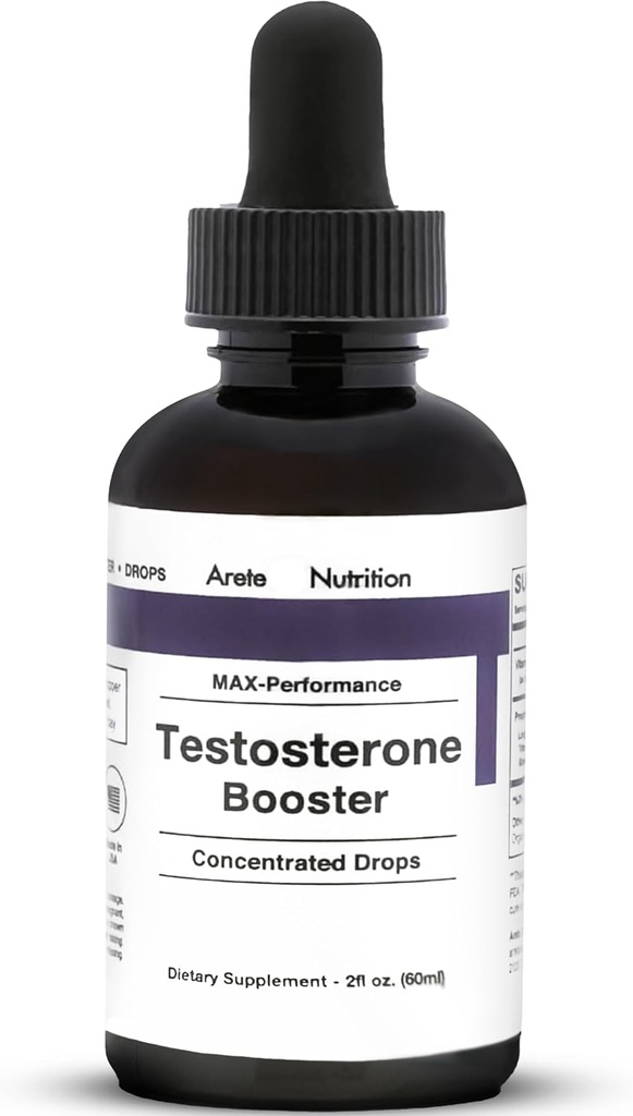 Testosterone Booster - Συμπλήρωμα Άνδρες και γυναίκες με Tribulus Terrestris και Tongkat Ali για την ενίσχυση, την αποκατάσταση των μυών και την ενέργεια - 2 ουγκιά υγρό μπουκάλι