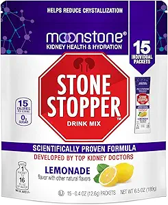 Stone Stopper Drink Mix, Λεμονάδα, Πρόληψη Νεφρών, Προστάτης Οξαλικού Ασβεστίου, Υποστήριξη Αλκαλίων Citrate, Αναπτύχθηκε από ουρολόγους για τη βελτίωση της ενυδάτωσης και την υποστήριξη της υγείας των νεφρών, 15 ημέρες προσφοράς