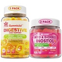 Τσάντα: Ginger Chews συμπλήρωμα Gummies & Inositol Gummies Ιδανικό 40:1 Λόγος Myo & D-Chiro Inositol