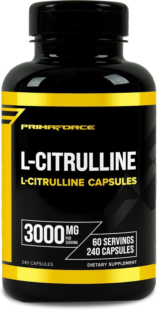 Primaforce L-Citrulline 3000mg, 240 Κάψουλες, 60 Μερίδες