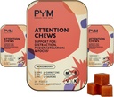 Προσοχή PYM Chews Υποστήριξη για Αναβλητική, Εστίαση & Παραγωγικότητα, 60 Count 