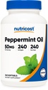 Nutricost Peppermint Oil Softgels (240 SFG) (50 MG) - Χωρίς γλουτένη, δοκιμή τρίτου μέρους και GMO δωρεάν