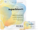 superbloom Recovery Liver Support | Liver Detox with DHM, Turmeric, Milk Thistle | 10 Sachets, 20 Capsules | Enjoy The Night, Own The Morning