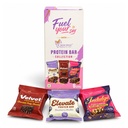 Chocovic Protein Bar Collection, Pack of 6, 3 Flavours, Approx. 30g Protein | Daily Protein Bars
