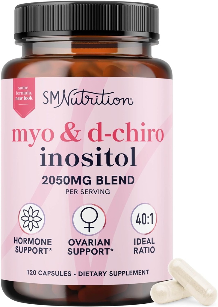 Myo-Inositol & D-Chiro Ινοσιτόλη για την ισορροπία ορμονών για τις γυναίκες 