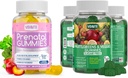 Τσάντα χωρίς ζάχαρη Προγεννητικά Gummies + Χωρίς ζάχαρη Φρούτα και λαχανικά Gummies